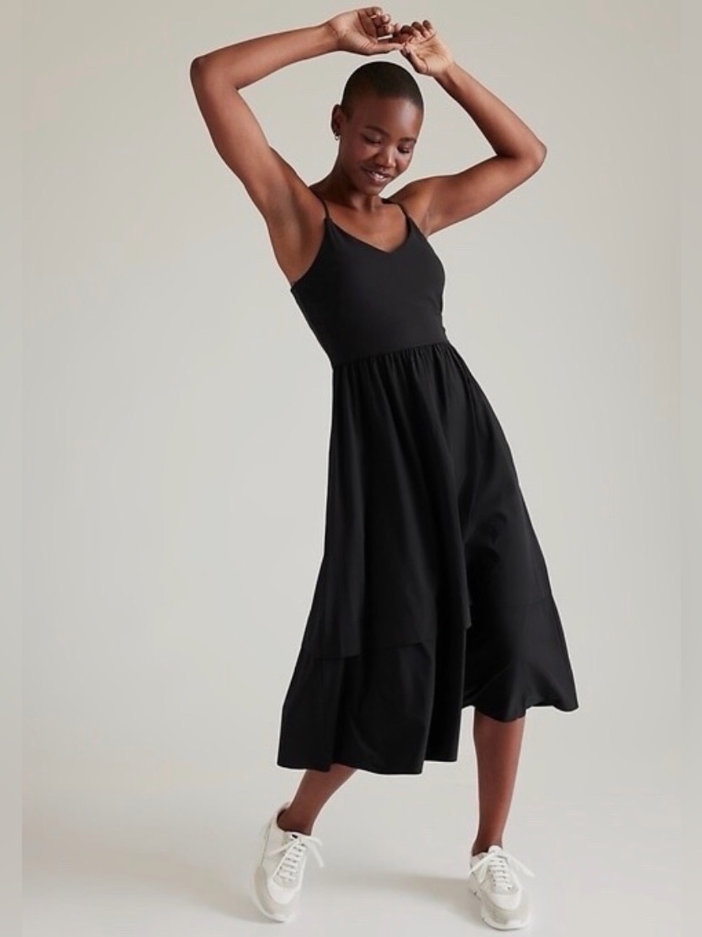 Athleta Elation Dress - Black, Hybrid, Basic, Staple, Everyday